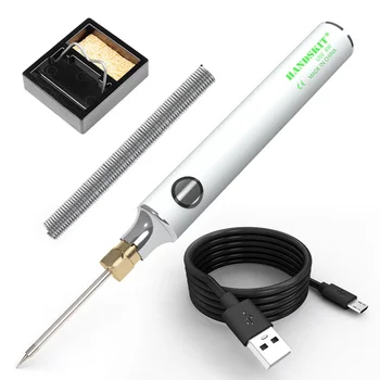 OLED Zaslon TS80P Mini USB Električni Digitalni Lemilica Kit Temperaturno Zavarivanje Oprema Podesiva Temperatura 8 W 5 U Bijelo