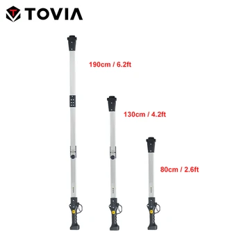 T TOVIA Produžni kabel visine 0,8 m/1,3 m/1,9 m Za električne секатора i produžni kabel pile Izdržljiv i lagan aluminijski