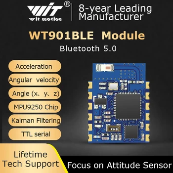 Bluetooth инклинометр WT901BLE MPU9250 Akcelerometar + žiroskop + magnetometar, niska potrošnja Ble5.0, koji je kompatibilan s IOS/Android/PC