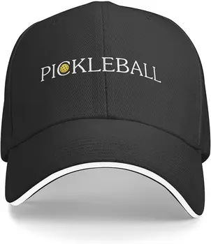 Pickleball šešir muška ženska kapu podesivi podni logo kapu, black bejzbol kapu snapback šešir