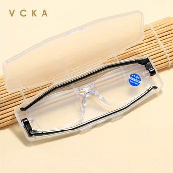 VCKA 360 Rotirajući Magnet Prijenosni Sklopivi Terapijske Naočale Za Dalekovidnost HD Smola, Muške I Ženske, Plastične, za Naočale Za Čitanje SA KUTIJOM