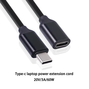Produžni kabel Type-C snage 60 W od muškaraca i žena 3A 20 USB napajanje 0.5/1/1.5 m Kabel Punjač Kabel Produžni Priključni Kabel Linija