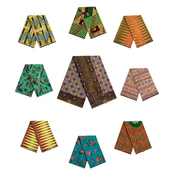 Afrika Ankara Grafike Batik Tkanina 2022 Novi Afrički Haljina Zanat DIY Set za šivanje Tekstila 100% Pamuk Visoke Kvalitete Nigerijski Vosak 6 Metara