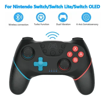 Bežični Bluetooth Kontroler Za Nintendo Switch Pribor Pro Kontroler navigacijsku tipku Za igraće konzole Preklopnik Sa 6-Osni Ručka