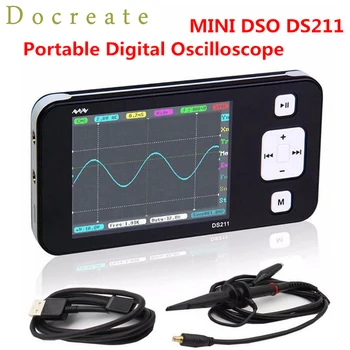 Novi MINI DS211 ARM Nano Džep Stručni Prijenosni Digitalni Osciloskop Digitalni ODS 211 DS 211 DS0211 DS0 211 sa Sondom MCX
