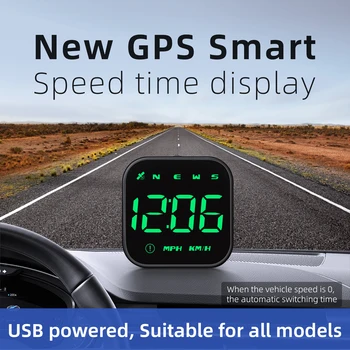 Car GPS Automatski Glavnom Zaslonu Auto Elektronika HPD Projektor, Zaslon Digitalni Senzor Automobilski Brzinomjer dodatna Oprema za Sve Automobile