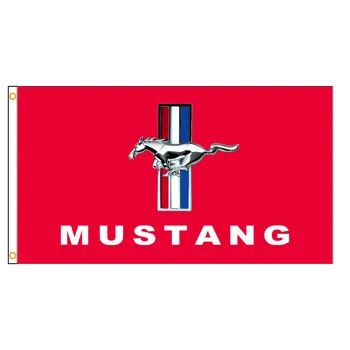 Automobilski zastava Ford Mustang 3x5 metara