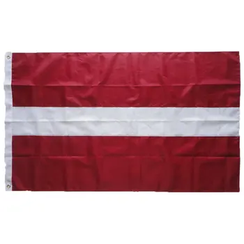 zwjflagshow besplatna dostava Zastava Letonija 90x150 cm 3x5 Metara Super Poli nogometni ZASTAVA kvalitetni Poliester visi Zastava