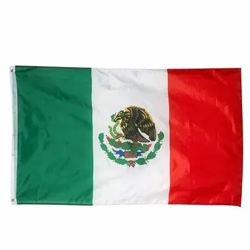 zwjflagshow besplatna dostava Zastava Meksika 90x150 cm visoko kvalitetni poliester Zastava Meksički Narod za ukras