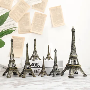 8 cm-18 cm i Starinski Metalni Pariz-Eiffelov Toranj je Željezni Toranj Brončani Stil Figurice Zanat Klasicni Starinski Model Home Stol Dekor Ukras Poklon