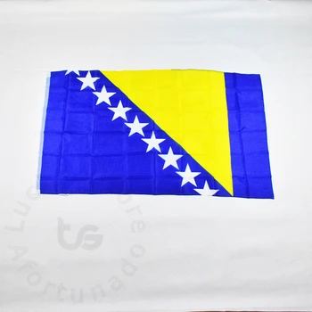 Bosna i Hercegovina 90*150 cm Banner zastava Visi Nacionalna zastava za sastanke, Parada, zurke.Подвешивание, ukras