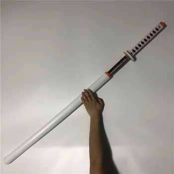 104 cm Kimetsu no Yaiba Mač Oružje Ubojica Demona Цуюри Канаво Cosplay Mač 1:1 Anime Ninja Nož od umjetne kože igračka