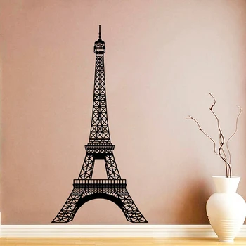 Eiffelov toranj Vinil Naljepnica Francuski Dizajn Interijera Pariz Ukras Tour Eiffel naljepnica Na Zidu Dekor u Dnevni boravak A751