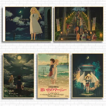 Kada Марни je tamo Poster od Kraft-papir Anime Plakat Naljepnica Home Dekor Kupatilo Caffe Bar Zid Umjetnost