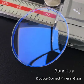 2,0 mm Debljina Plave boje Dual Kupolom Mineralni 30 mm-39,5 mm Promjer Vremenske Stakla Cijele Crystal Zakrivljena Len za Popravak Sati YZC218
