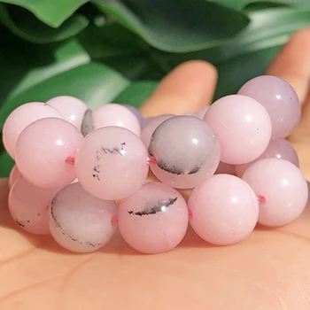 Prirodni Kamen Pink Opal Okrugle Perle Slobodan Razuporne Perle Za Samostalnu Izradu Nakita Ženska Narukvica Pribor 6/8/10 mm 15 