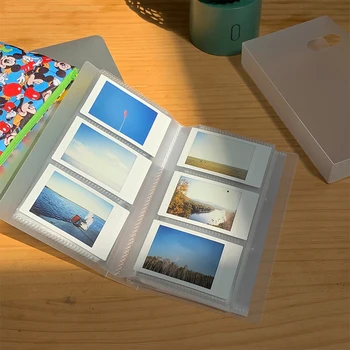 3 Inča, 240 Džepova Mat Cover Polaroid Mini Foto Album Kartu Za Vlak Zbirka Knjiga Poslovne Čuvanje Bankovne Kartice Fotografia