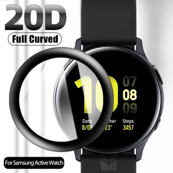 Zaštitna folija s Zakrivljene oštrice 20D Za Samsung Galaxy Watch Active 40 mm Active 2 40 44 mm smart watch Zaštitna folija za ekran (Ne staklo)
