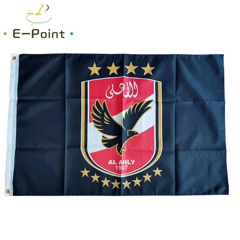Egipatski Fudbalski Klub Al-Ahly SC 10 Zvjezdica Zastava 2 ft * 3 ft (60*90 cm) 3 ft * 5 metara (90*150 cm) Veličina Božićne Ukrase za Dom Banner