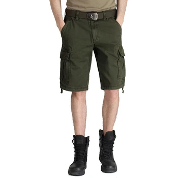 Vanjski Trekking Planinarske Taktički Kratke hlače Muške Lovačke Sportske Kratke hlače-Teretni S Više džepova Plus Size Vojne Pamučne Prozračne Hlače