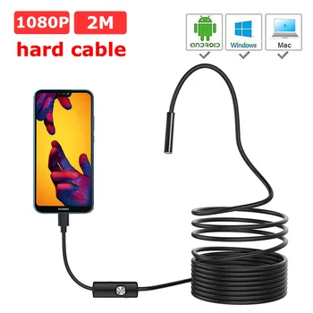 1080P HD Mini Android tvrdi kabel Endoskop Skladište IP67 1920*1080 1 M 2 M 3,5 M 5 M Mikro USB Inspekcijska Kamera