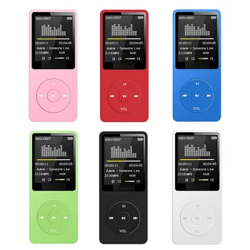 2022 Novi MP3 player 1,8-inčni LCD ekran FM MP3 WAV Radio Video Hi-Fi-Player Igre, Filmovi, E-Knjige Glazbenih Playera, Podrška za SD-Kartice