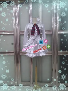 Tekken 6 Emilie de Rochefort Lily Cosplay Bijelo Odijelo Po Mjeri haljina za Noć vještica