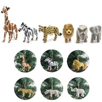 Modeliranje Divljih Životinja U Zoološkom Vrtu Plišani Lav, Slon, Model Žirafe, Figurice Realne Pilića, Figurice Jelena, Minijaturne Dječje Igračke