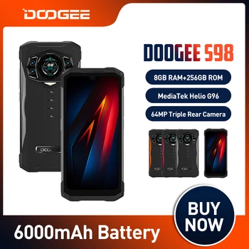 DOOGEE S98 Robustan Telefon 8 + 256 64 GB Mp Kamera, Android 12,0 G96 Восьмиядерный smartphone 6,3-inčni LCD zaslon FHD Display Brojčanik Straga 6000 mah Telefon