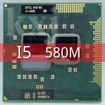 Procesor Intel Core i5 580M i5-580M 3M 2.5 GT/s Socket G1 SLC27 PGA988 Mobilni procesor Laptop Procesor HM55 HM57 QM57 Socket G1