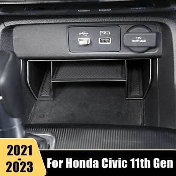 ABS Auto-Središnji Organizator Za Skladištenje Kontejnera Držač Kutije Pogodan Za Honda Civic 11th Gen 2021 2022 2023 Auto dodatna Oprema Za Interijer