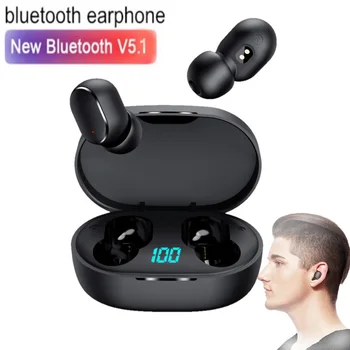 E6S Fone Bluetooth Slušalice su Bežične Slušalice Stereo Slušalice Bežične Bluetooth Slušalice Sportske TWS Air Slušalice za Telefon Xiaomi