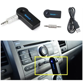 2 u 1 Bežične Bluetooth 5,0 Prijemnik Adapter 3.5mm Priključak Za Auto Music Audio Aux A2dp Prijemnik Slušalice za telefoniranje bez korištenja ruku