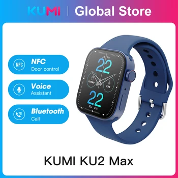KUMI KU2 Max Za Muškarce Smart Bluetooth Sat Poziva Sport Fitness Otkucaja Srca Uređaji Za Mjerenje Krvnog Tlaka Mirovanja Monitori IP67 Водонепроница