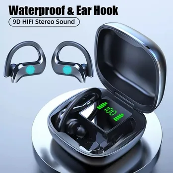 TWS Bežične Slušalice Bluetooth Slušalice Sa redukcijom šuma Sportske Vodootporne Slušalice 9D Bežične Stereo Slušalice sa Mikro