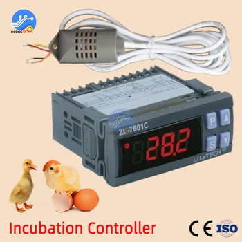 ZL-7801C Dvostruka 16A Kontroler izlazni Otvor za senzor temperature i vlage AC100 -240V 50 Hz/60 Hz Automatski Višenamjenski