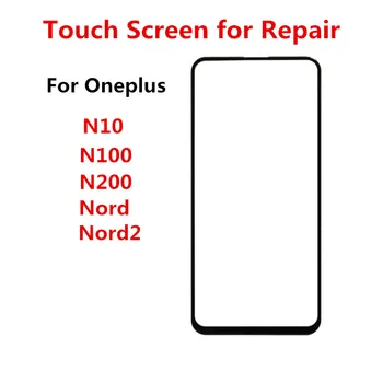 Zaslon osjetljiv na dodir Za Oneplus N10 N100 N200 Nord 2 LCD Zaslon Prednje Staklo Vanjsko Kućište Poklopac za Popravak, Rezervni Dijelovi