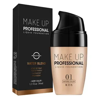 Tonski Krema Za Lice Vodootporni Make-Up Tekući Tonski Krema Kontrola Ulja Pokriva Baza Korektor Make-Up Kozmetika Za Lice