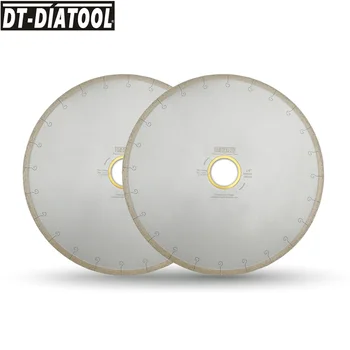 DT-DIATOOL 2 komada 200/350 mm Vlažne Dijamant Keramičke Rezni Disk Pile S Otvorom za Žlijeba Kuka 60 mm s reduktorom 50 mm za Pločice, Mramor