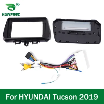 GPS auto Navigacijski sustav Stereo Za HYUNDAI Tucson 2019 Radio Fascije Ploču Okvir Pogodan 2Din 9 inča Crtica zaslon glavnog uređaja