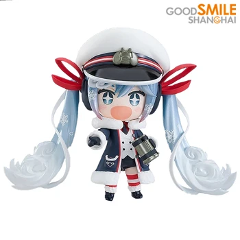 Dobra osmijeh Originalni Nendoroid 1800 Snow Miku 2022 Ver. Хацунэ Мику Pravi GSC Kawaii Lutka Model Anime Lik Akcija Igračke