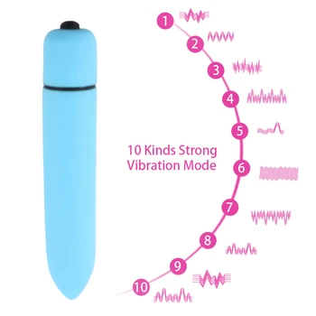 10 Brzina Metak Vibrator Dildo Vibrator AV Štap G-spot Stimulator Klitorisa Mini Seks-Igračke za Žene Maturbator Seks-Robe