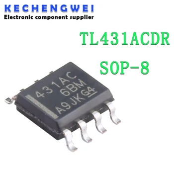 10ШТ TL431ACDR SOP8 TL431AC SOP 431AC SMD TL431 SOP-8 TL431ACDT novi i originalni čip
