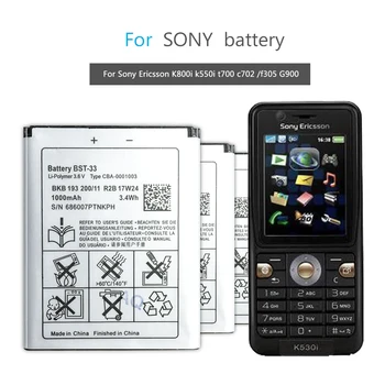 Mobilni telefon baterija BST-33 Za Sony Ericsson K800i K810i C702 C903 F305 G900 K550i K630i K660i W100I T700 T715 uk daylight time