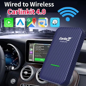 CarlinKit 4.0 Bežični CarPlay Box Android Auto Mini 3.0 Adapter Pack Tipske Auto Igre Ključ za Audi, VW Poineer Porsche Kia