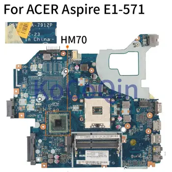 Q5WVH LA-7912P Za ACER E1-531 V3-571-E1-571G V3-571G V3-531G NBC1F1100 SJTNV Matična ploča laptopa HM70 Matična ploča DDR3 Kompletan test