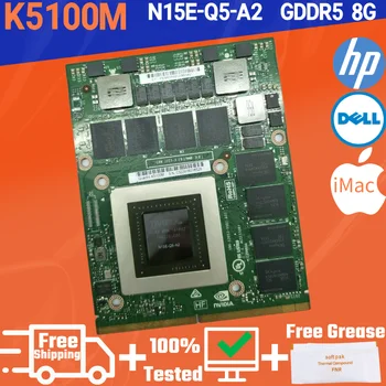 Quadro K5100M GDDR5 8G Za iMac A1311 A1312 HD6970m Nadogradnja Prijenosnih računala Grafička Grafička kartica N15E-Q5-A2 DELL HP CN-034P9D