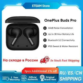 Slušalice OnePlus Buds Pro TWS Bežične Slušalice 40 db Buke Bluetooth 5,2 Za smartphone OnePlus 10Pro Nord 2 9RT 10T