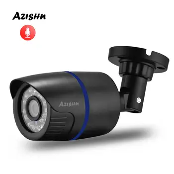 AZISHN 25 sličica u sekundi H. 265 2MP 1080P Audio IP Kamera prilagodnik za širokokutna snimanja Vodootporne Video Mrežna ipcam Dnevne/Noćne Kamere za video Nadzor