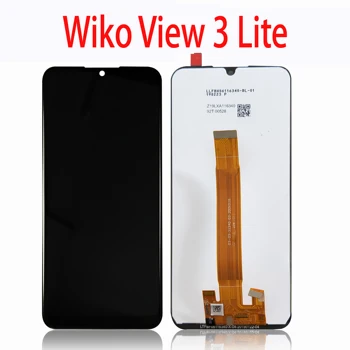 Visoko kvalitetni ORIGINALNI Za Wiko View 3 Lite LCD zaslon osjetljiv na dodir Digitalizator Za Wiko View3 Lite Crne boje + traka i alat